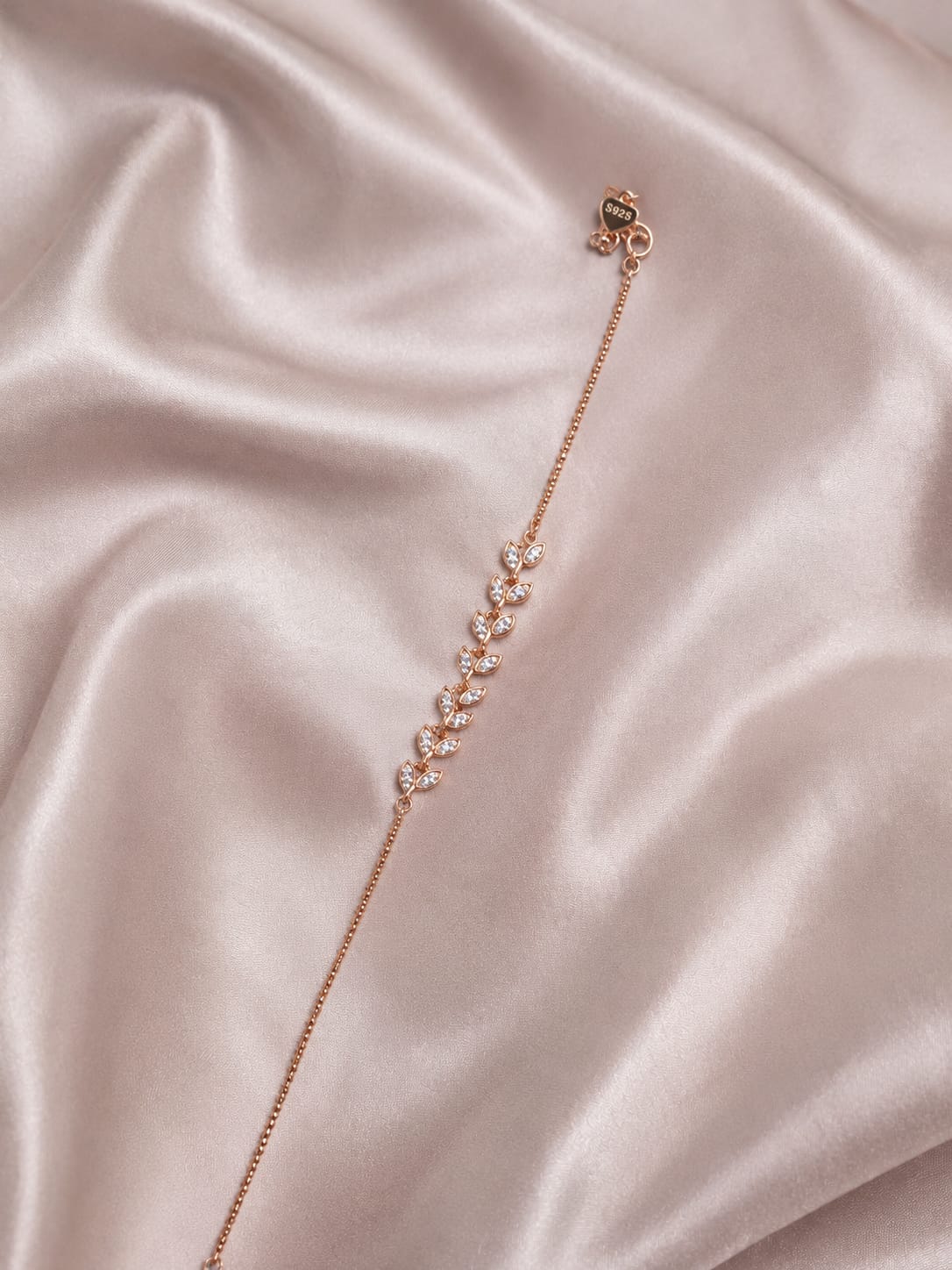 Leafline bracelet Rosegold