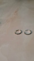 Squared antique toe rings