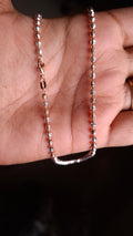 Dual tone anklet(rose gold and white)